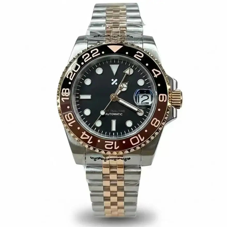 GMT MOD | “Root Beer” NH35 Seiko Mod Custom Seiko Mod Watches