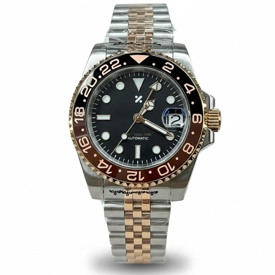 GMTMOD | “Root Beer” Two-Tone - WB MOD WATCHES