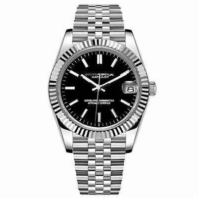 JUSTMOD | Classic Black 36/39mm - WATCHBRICK