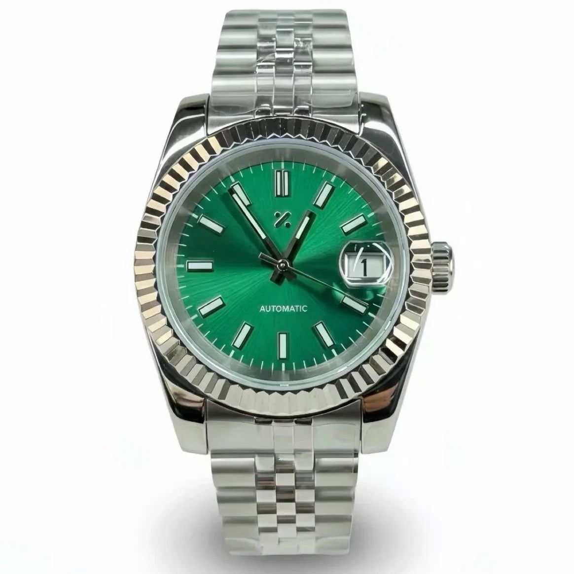 JUSTMOD | Emerald Fluted NH35 Date - WB MOD WATCHES