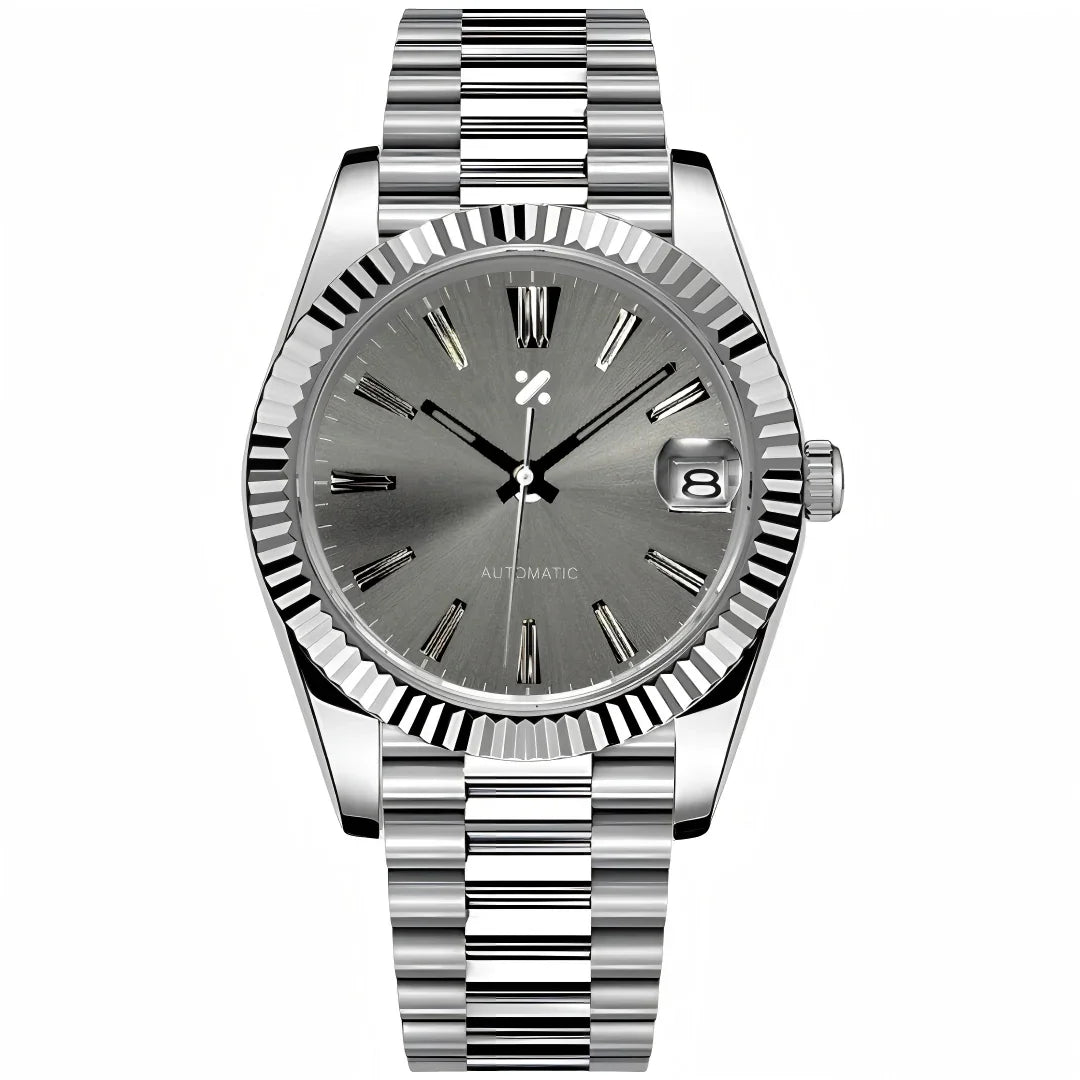 JUSTMOD | Slate Sunburst Date 36/39mm - WATCHBRICK