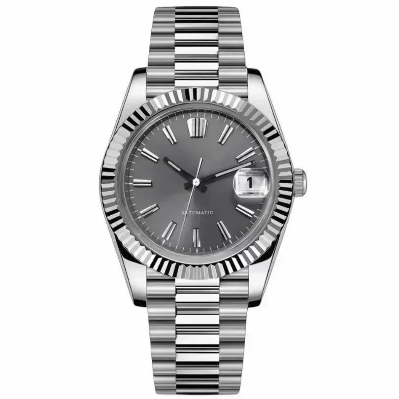 JUSTMOD | Slate Sunburst Date 36/39mm - WATCHBRICK