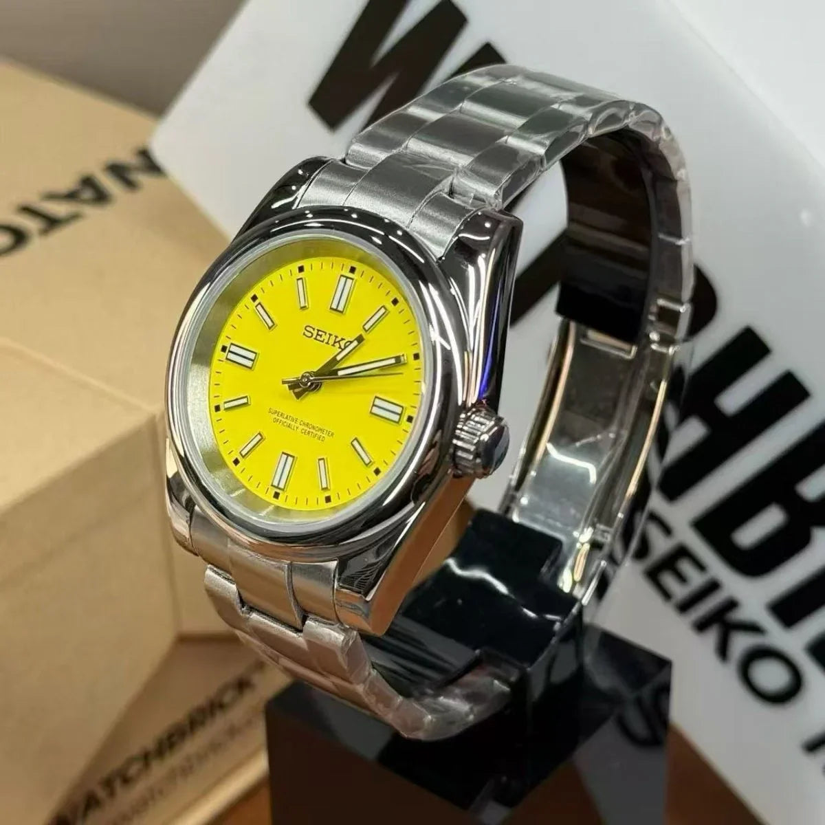 DATEJUST MOD | Sunny Yellow Dial 36mm/39mm - 398.00 WATCHBRICK