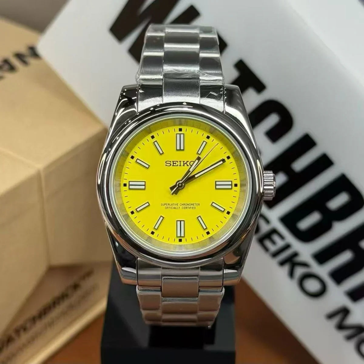 DATEJUST MOD | Sunny Yellow Dial 36mm/39mm - 398.00 WATCHBRICK