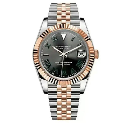 DATEJUST MOD | Two-Tone Wimbledon Roman NH35 - 398.00 WATCHBRICK