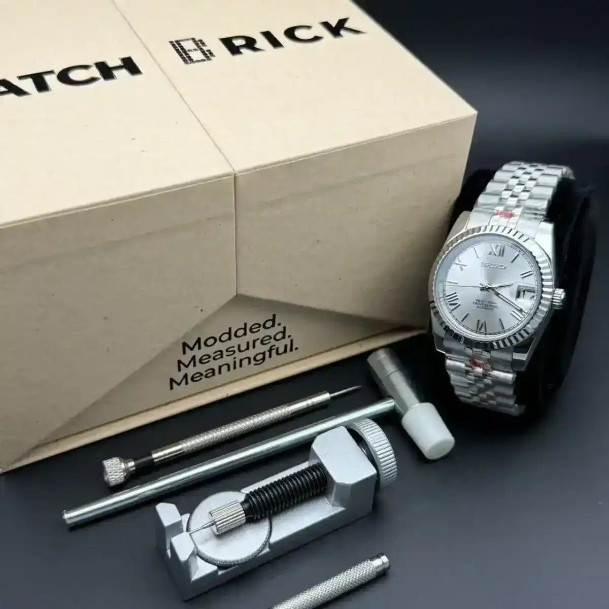 Cat Paradise様用 SEIKO MOD新品36mmEX1 nh35２点 JUSTMOD | White Roman NH35 Seiko Mod – WATCHBRICK