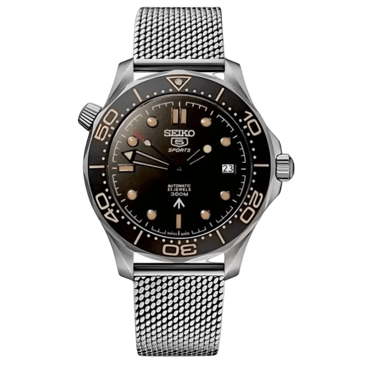 MASTERMOD | 007 Bond Matte Black NH35 - WATCHBRICK