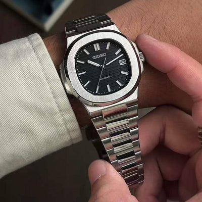 NAUTIKO | Black Dial NH35 Automatic - WATCHBRICK