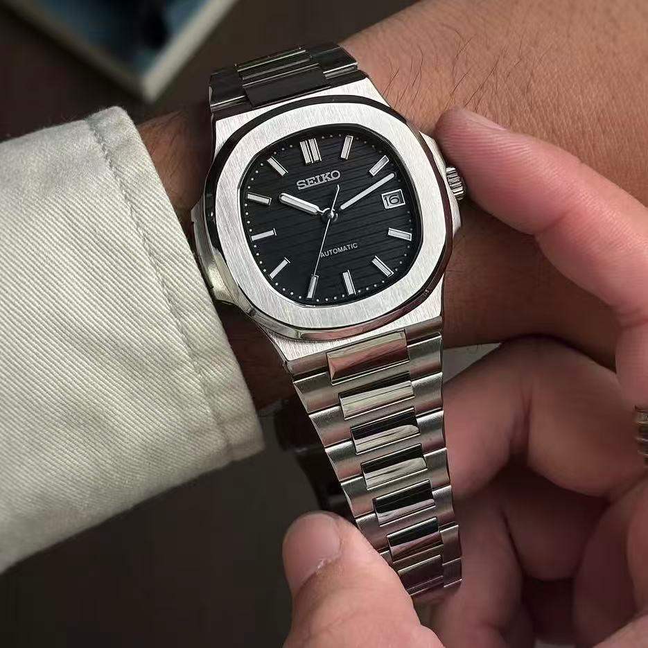 NAUTIKO | Black Dial NH35 Automatic - WATCHBRICK