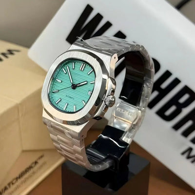 NAUTILUS | Tiffany Blue Dial NH35 - WATCHBRICK