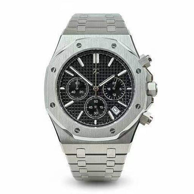 OAKMOD| Black Chronograph VK63 - 398.00 WATCHBRICK