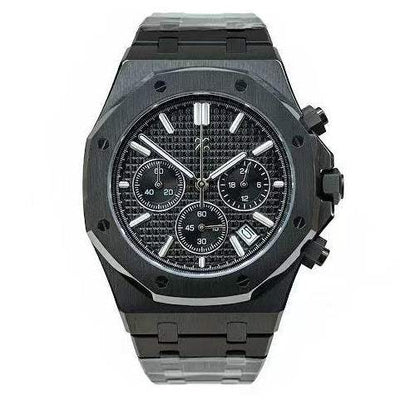 OAKMOD | Stealth Chronograph All-Black VK63 - 398.00 WATCHBRICK