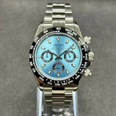SEITONA | Ice Blue VK63 Chorno - WATCHBRICK