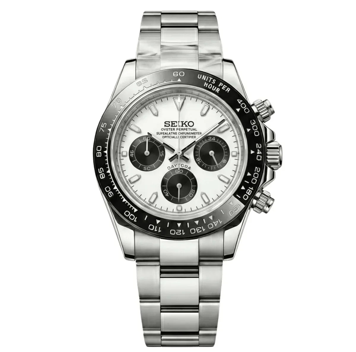SEITONA | Paul Newman Panda VK63 Custom Watch - WATCHBRICK