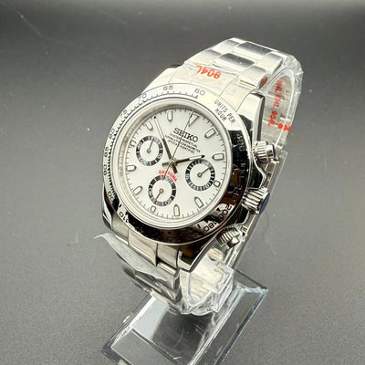 SEITONA | Silver Panda VK63 Seiko Mod - WATCHBRICK
