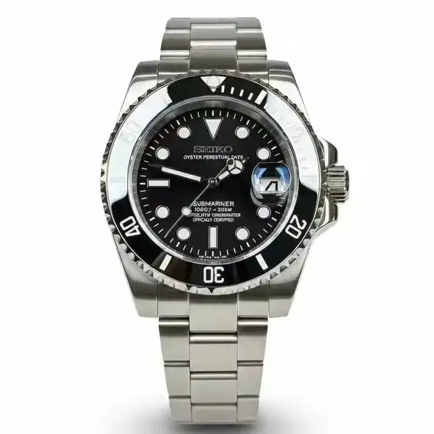 SUBMOD | Black Dive NH35 Seiko Mod – WATCHBRICK
