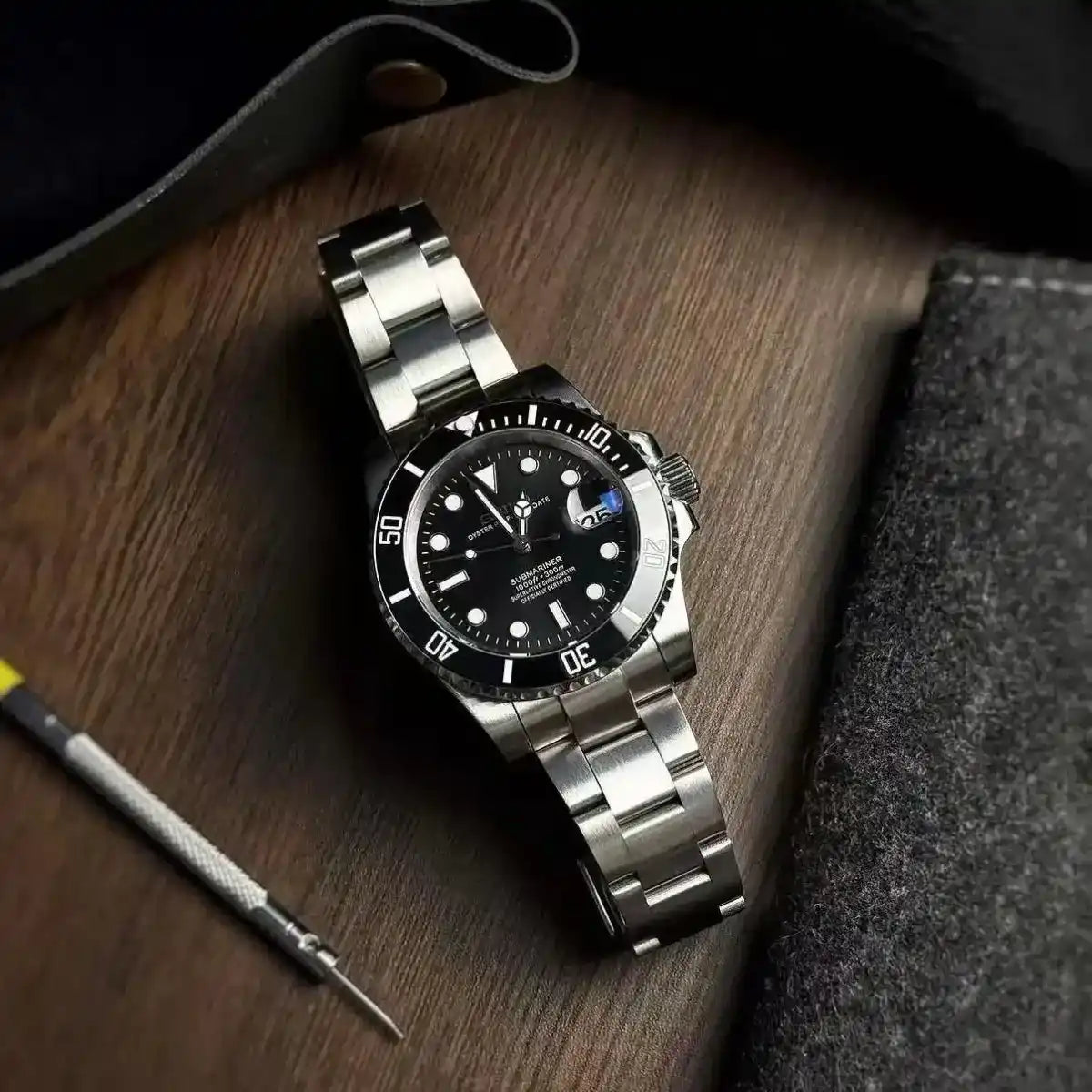 SUBMOD | Black Dive NH35 Seiko Mod – WATCHBRICK