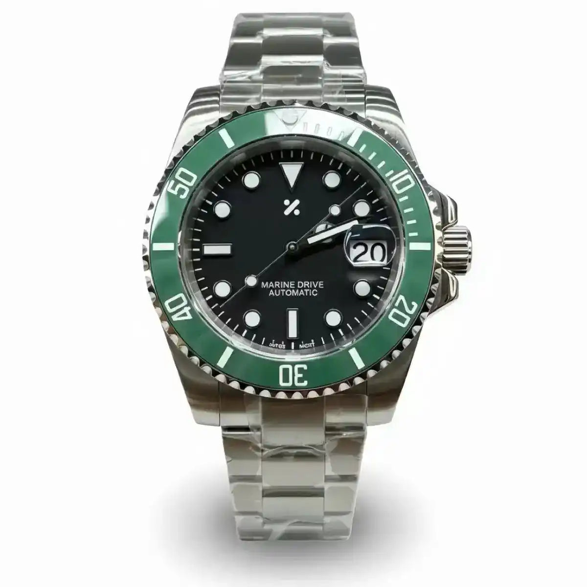 SUBMOD | Kermit Green NH35 Seiko Mod – WATCHBRICK